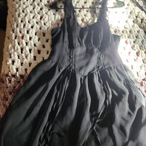 Black Ruffle Dress